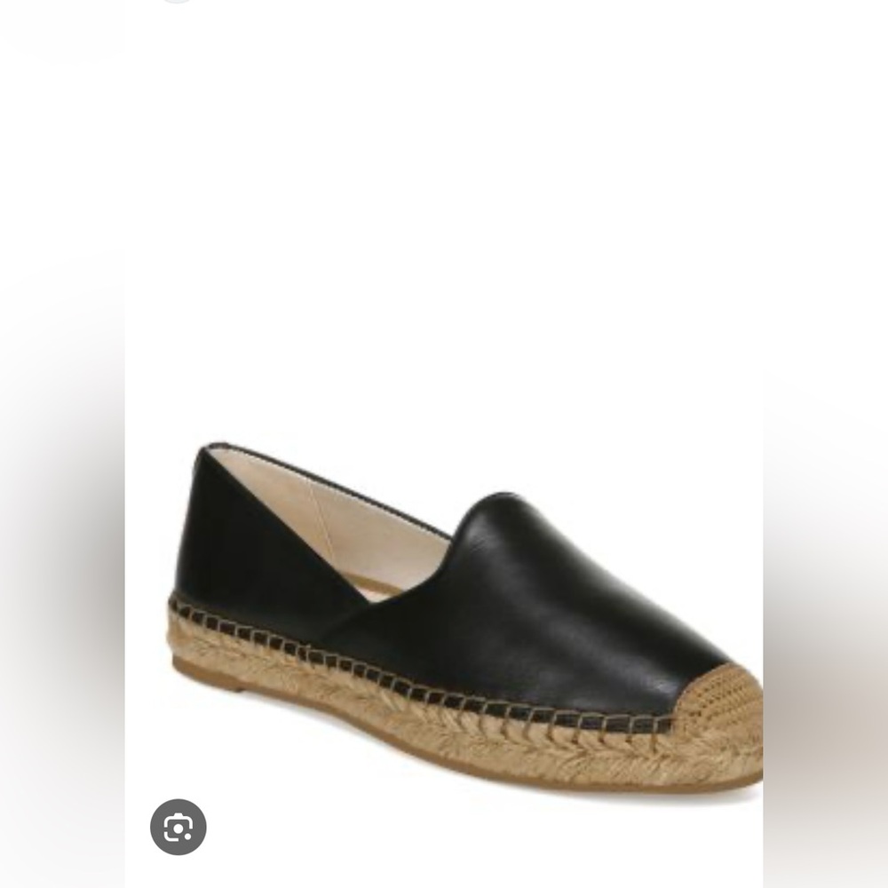 Sam Edelman Black Espadrille Slip-On Shoes